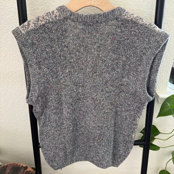 Vintage Silk, Linen, Angora Blend Sweater Vest - Picture 5 of 8